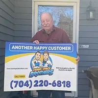 Crawl Space Brothers - Charlotte NC - Belmont NC - Install perimeter French drain and liberty sump pump, wrap all foundation piers, encapsulate with 15 mil vapor barrier, install alarm for sump pump. Happy Customer: Harvey Frey - 1538 Shady Bark Dr, Gastonia, NC