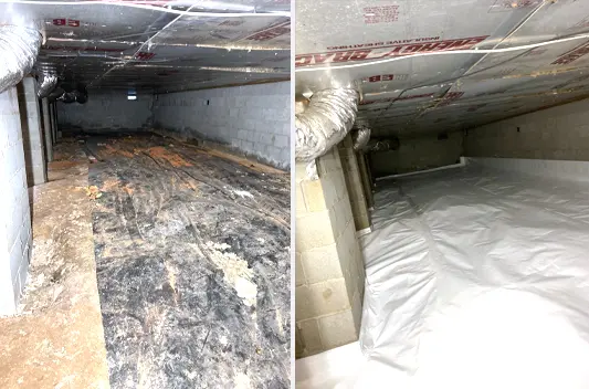 Crawl Space Brothers Before & After