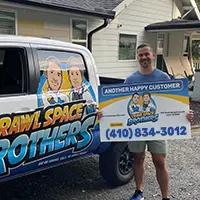 Crawl Space Brothers Laurel MD | Gaithersburg MD | Happy Customer: Wesley Klipfel