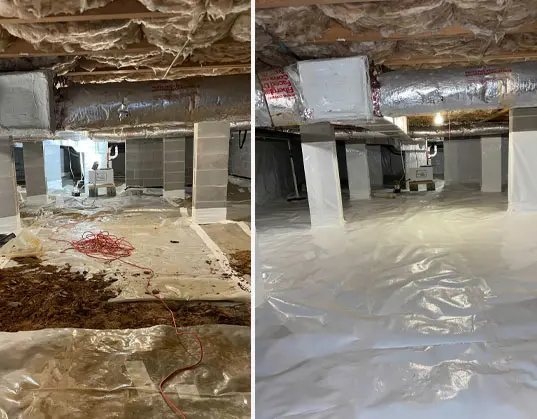 Crawl Space Brothers - Crawl Space Experts - Before & After