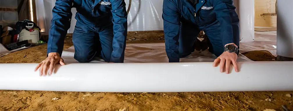 Crawl Space Brothers | Crawl space vapor barrier