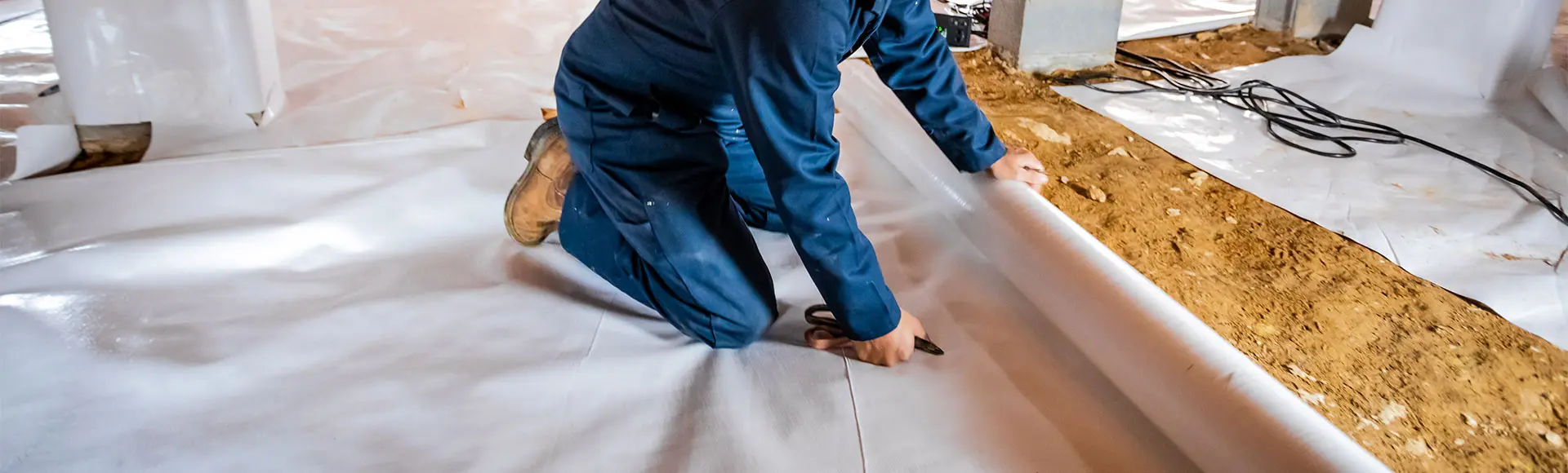 Crawl Space Brothers | Crawl space vapor barrier