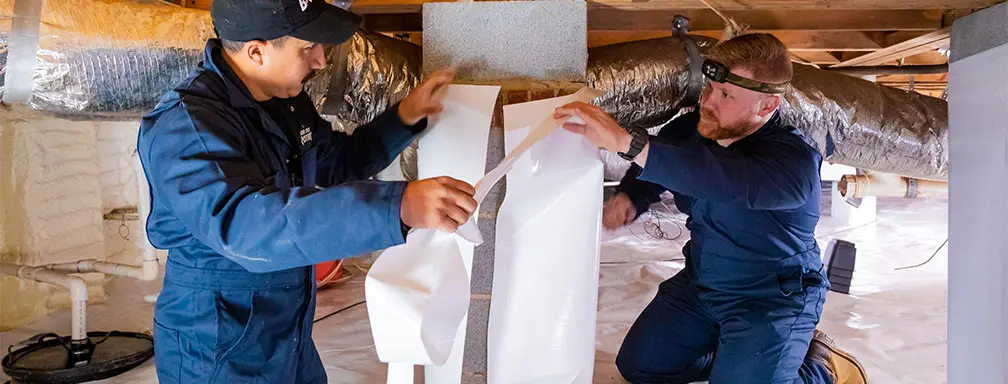 Crawl Space Brothers | Crawl space vapor barrier