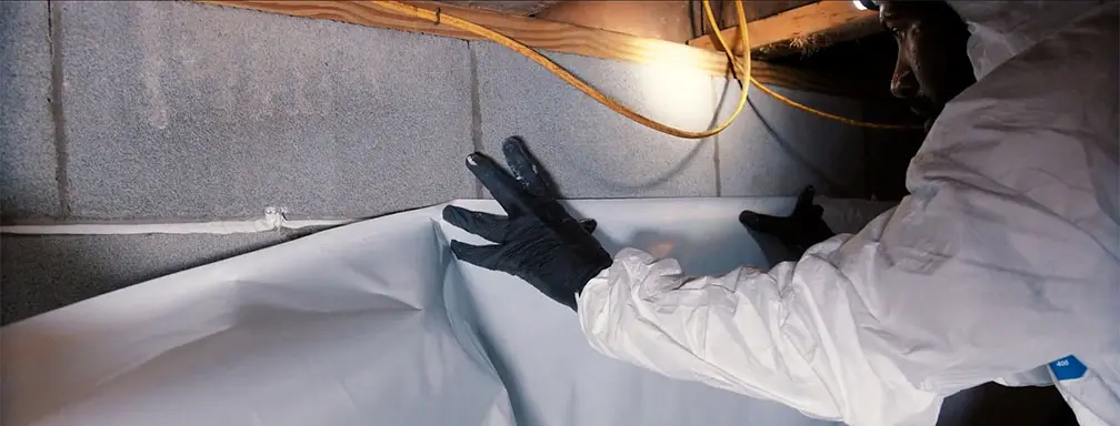 Crawl Space Brothers | Crawl space vapor barrier