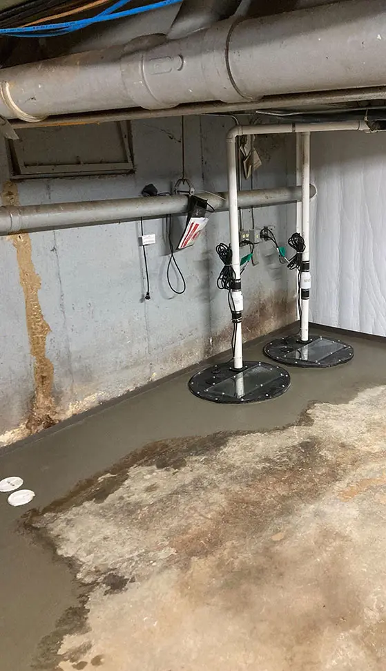 Crawl Space Brothers | Nashville TN | Basement Interior Drain Tile System