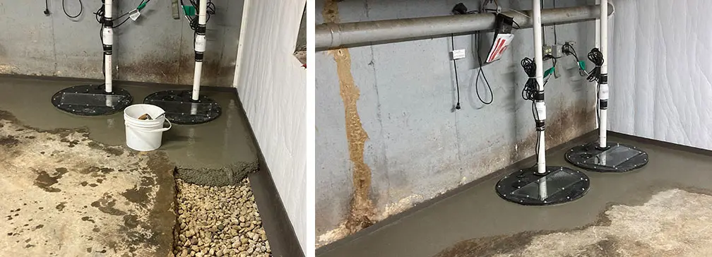 Crawl Space Brothers | Basement Interior Drain Tile System