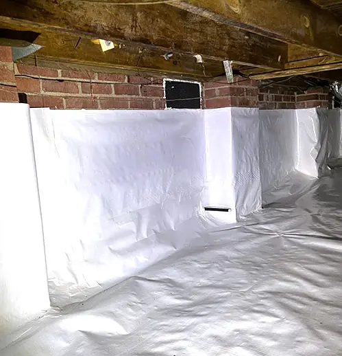 a crawl space encapsulation