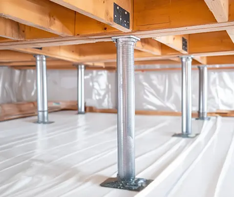 crawl space support jacks
