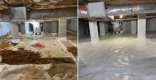 Before & After - Crawl Space Brothers