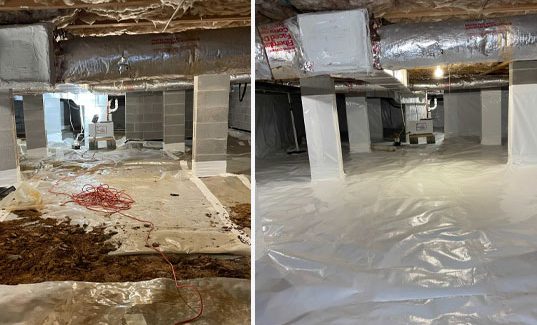 Crawl Space Brothers - Crawl Space Experts - Before & After